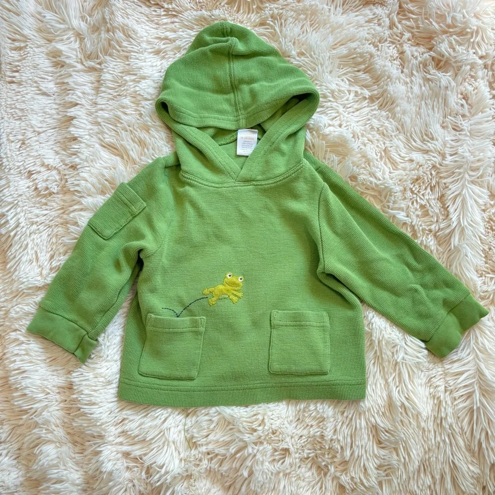 Gymboree Embroidered Frog Sweater 18/24 months